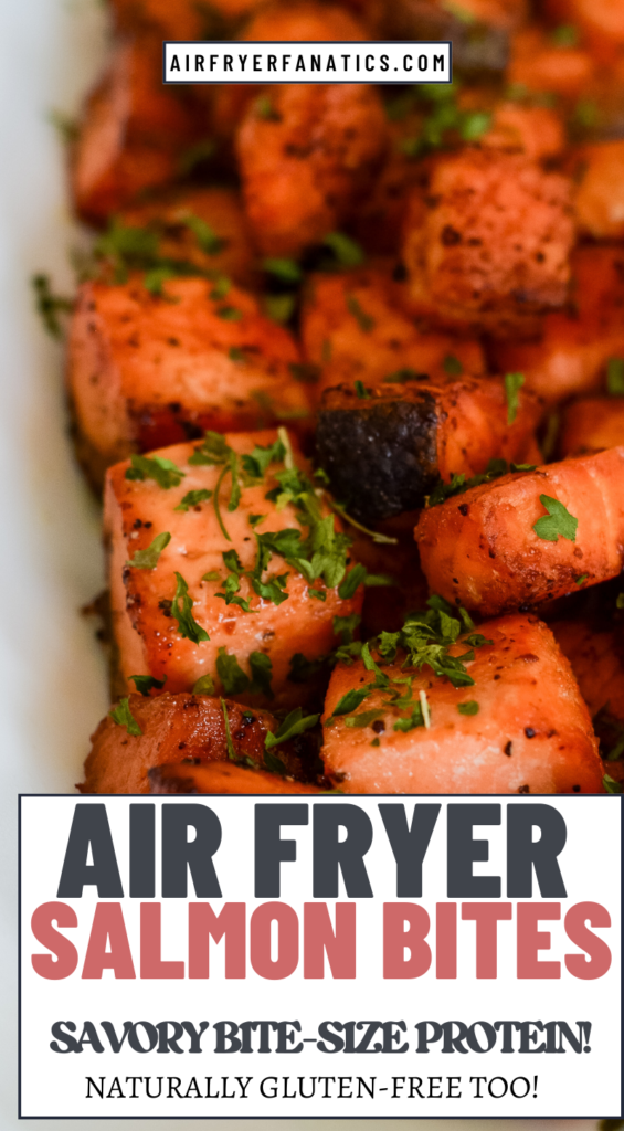 air fryer salmon bites