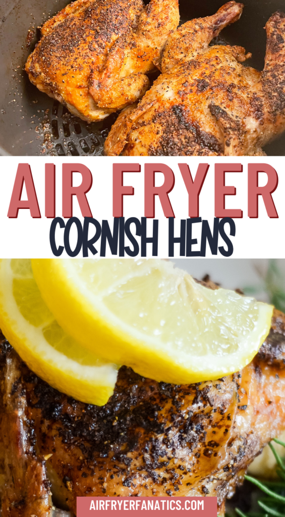 air fryer cornish hens