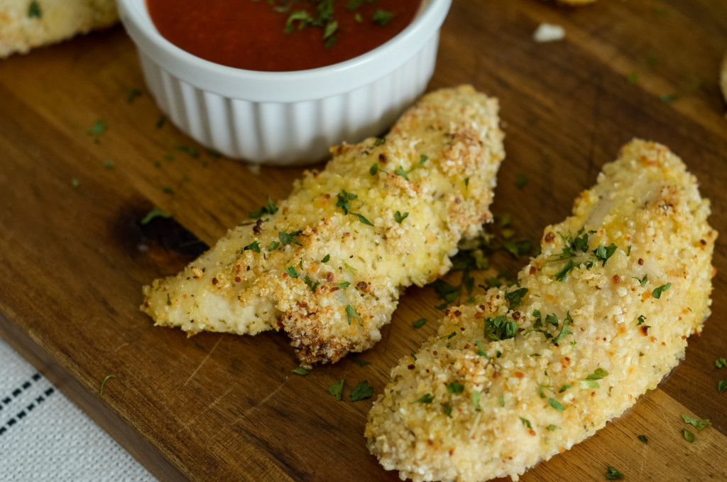 Air Fryer Garlic Parmesan Chicken Tenders