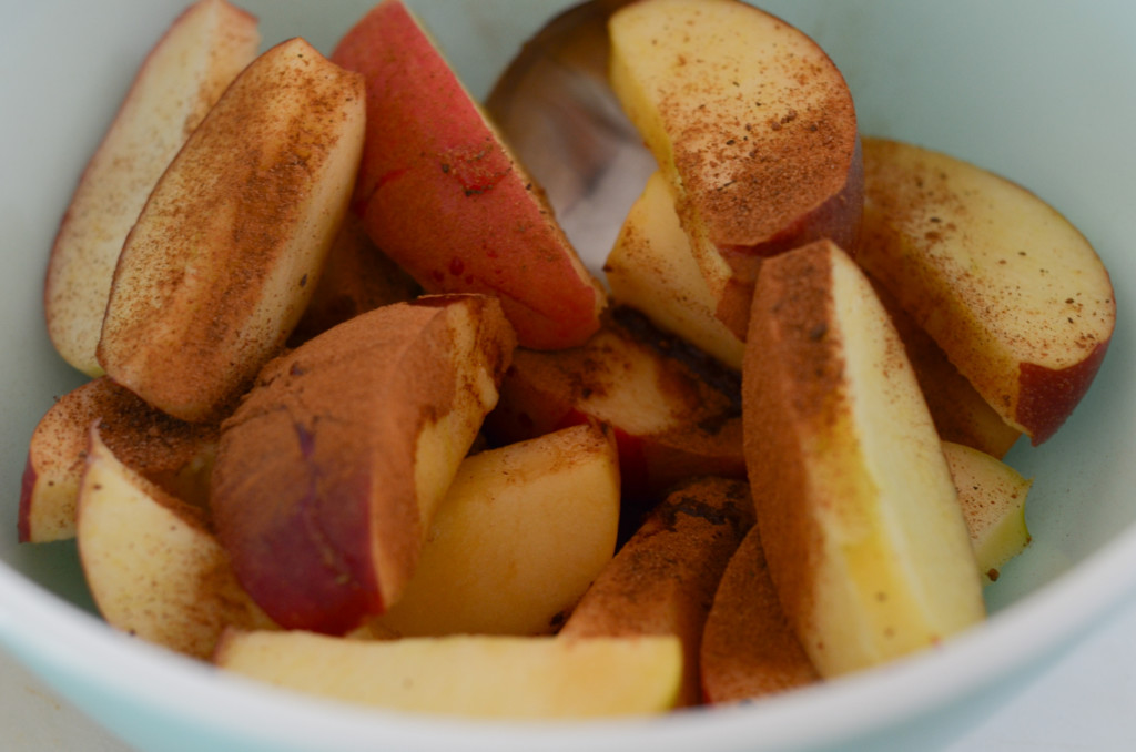 air fryer spiced apples