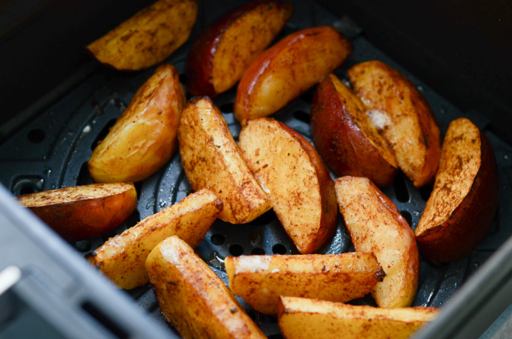 air fryer spiced apples