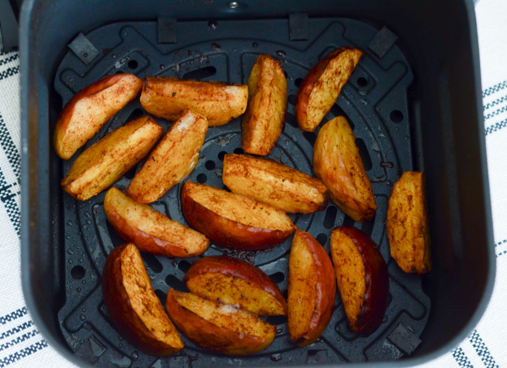 air fryer spiced apples