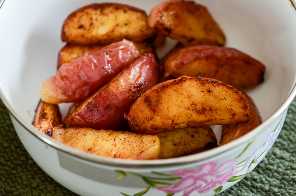 air fryer spiced apples