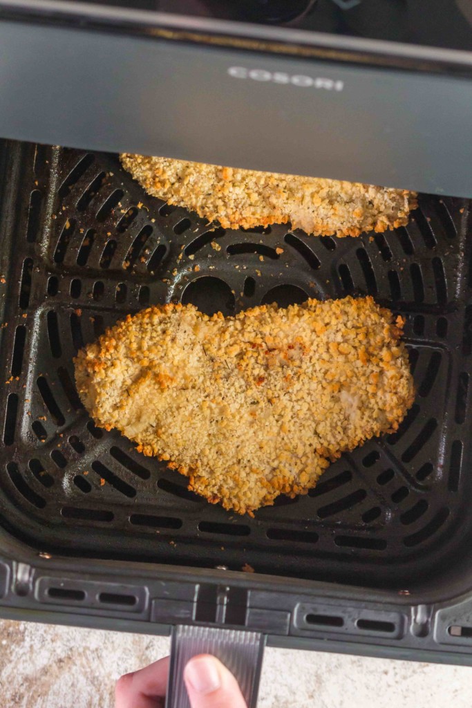 air fryer chicken schnitzel