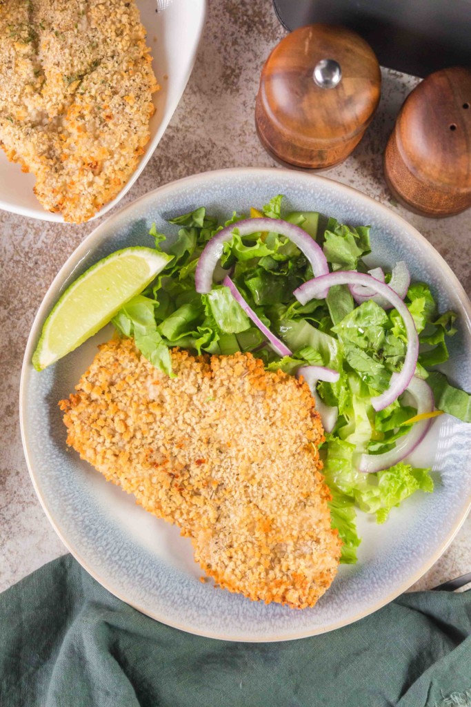 air fryer chicken schnitzel