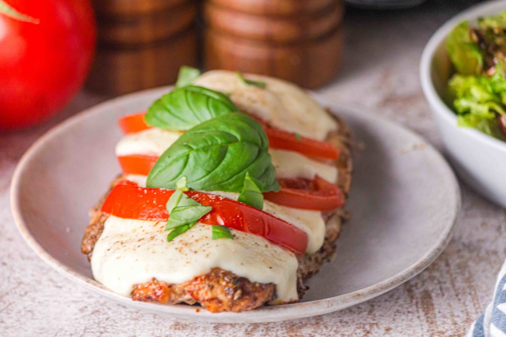 air fryer caprese chicken