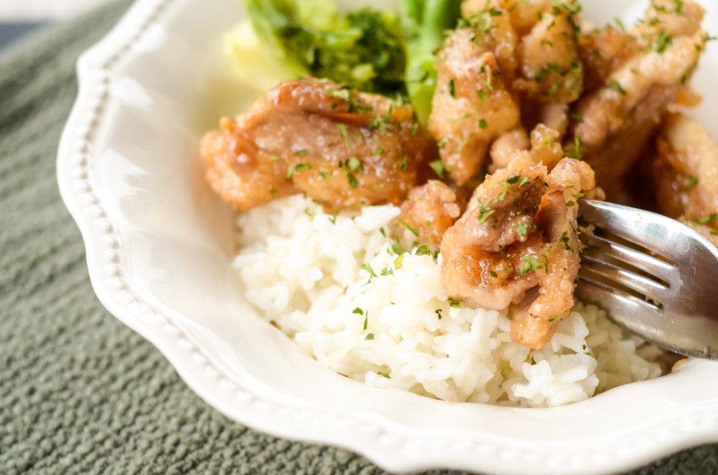 air fryer hot honey chicken bowls