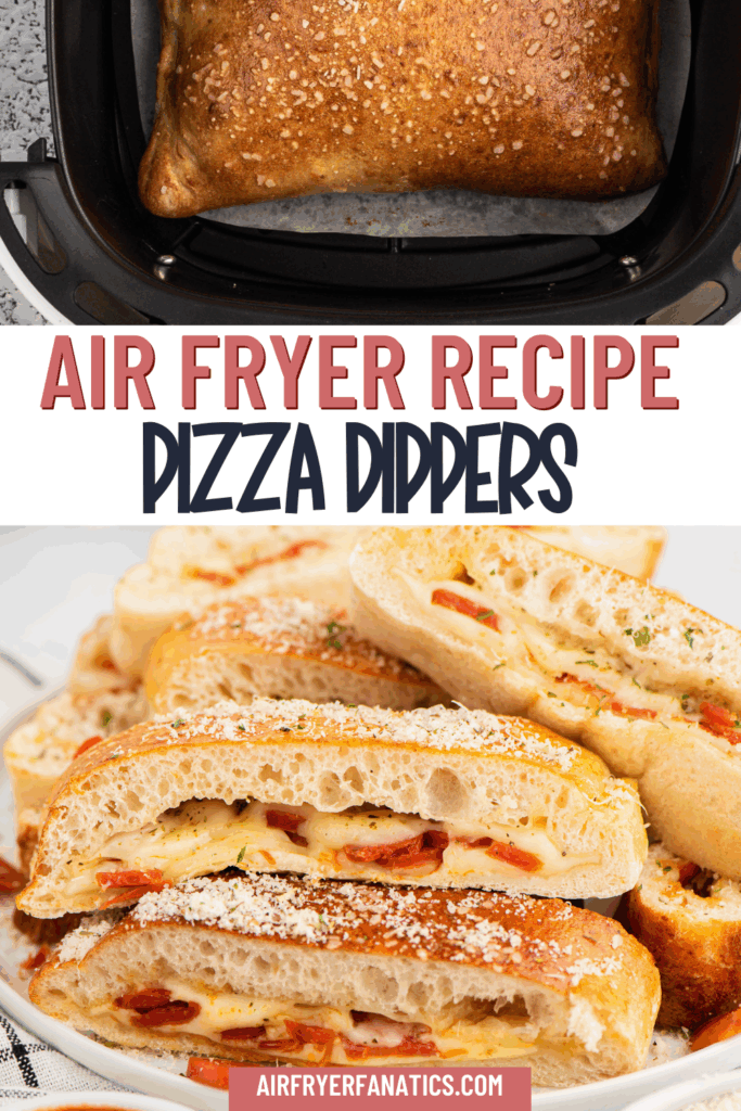 air fryer pizza dippers calzone