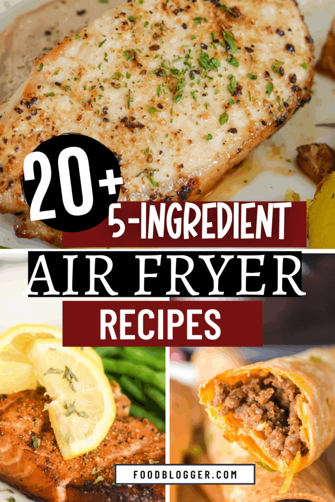 air fryer recipes with 5 ingredients or less