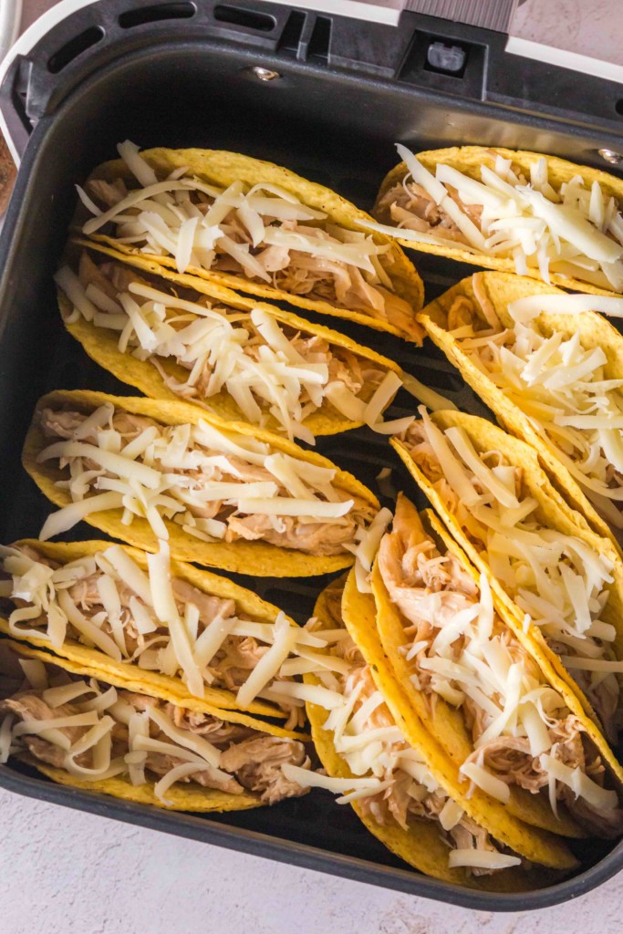 air fryer mississippi chicken tacos