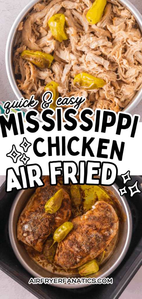air fryer Mississippi chicken recipe