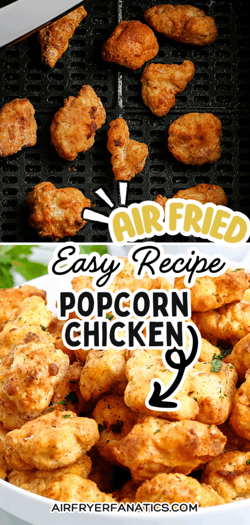 air fried popcorn chicken recipe